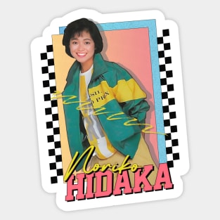 Noriko Hidaki / Retro 80s Fan Design Sticker